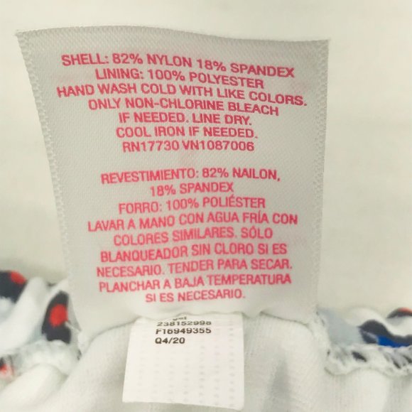 Xhilaration Women's Small High Leg Scoop Waist String Bikini Swim Bottom Hearts - Picture 6 of 10